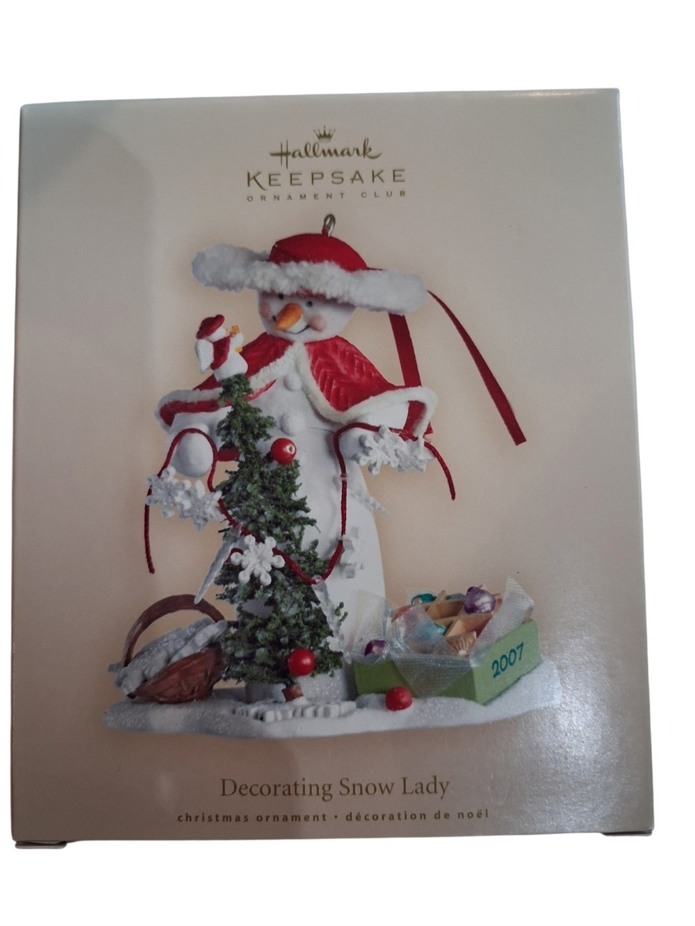 Hallmark Keepsake Decorating Snow Lady Ornament